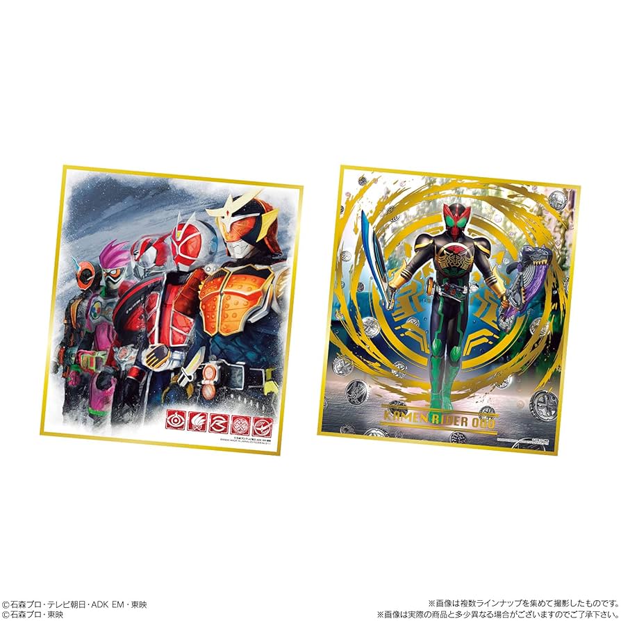 仮面ライダー色紙ART　100枚セット フラットガシャポン】仮面ライダー色紙ART GP4｜ガシャポン